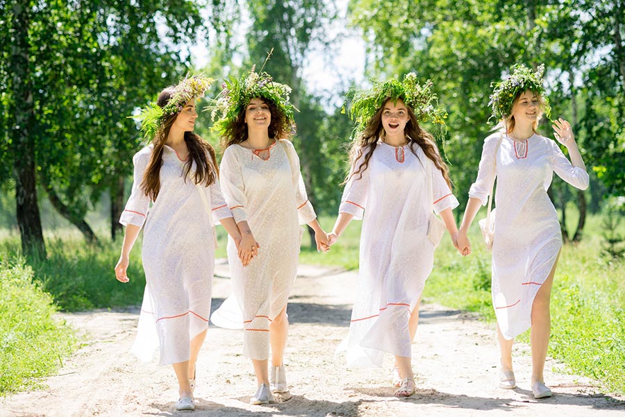 Slavic girls in Kathmandu