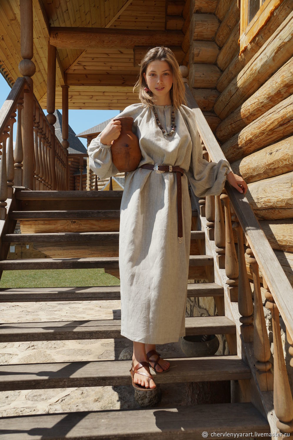 Girls in Slavic costumes in Kathmandu